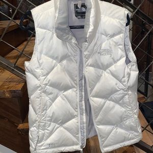 The North Face White Down Vest